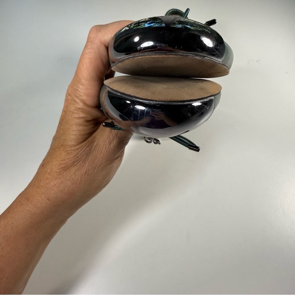 Sam Edelman Green with Metallic Toe Cap Ballet Flats Women’s Size 8.5 - Picture 7 of 14